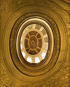 Ceiling of Saint Peter's Basilica, Rome, Italy.