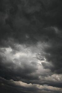 Ominous abstract storm clouds.