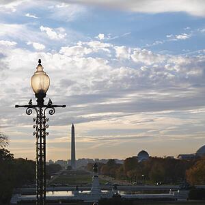 Washington Monument in Washington, D. C., USA.