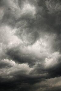 Ominous abstract storm clouds.