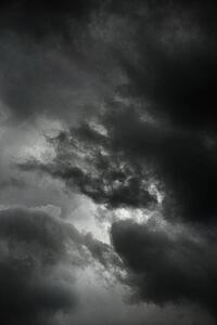Ominous abstract storm clouds.