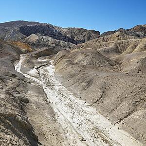 Barren landscape in Death Valley National Park.
