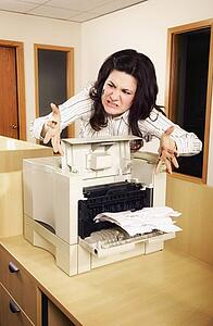 Frustrated woman