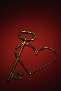 Key and a heart
