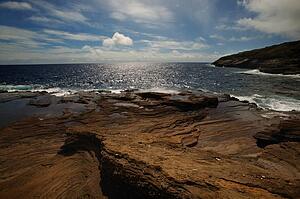 Earth, water and sky