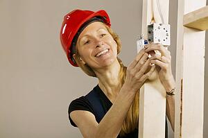 Woman at work