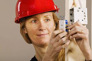 Woman at work