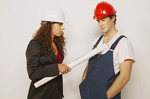 Supervisor and tradesman
