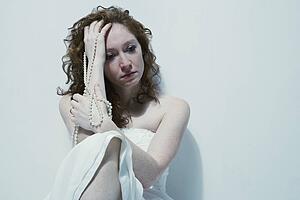 Woman feeling sad