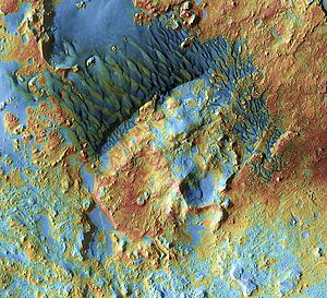 Mars topography 