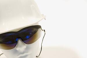 Mannequin displaying sunglasses
