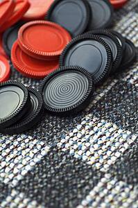 Red and black checkers