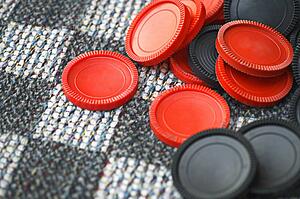 Red and black checkers
