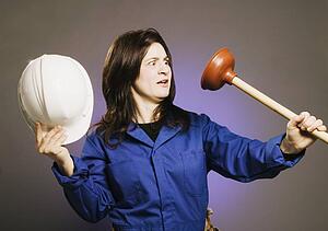 Female plumber