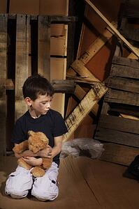 Impoverished boy