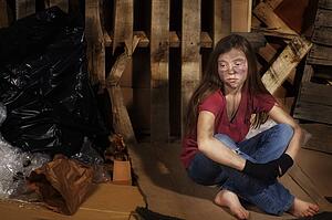 Impoverished girl