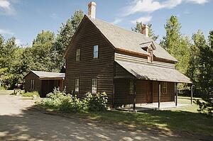 Historical home in Fort Edmonton, Alberta