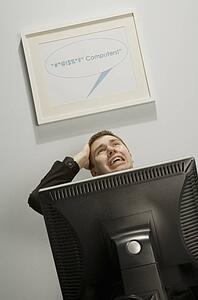Frustrated businessman