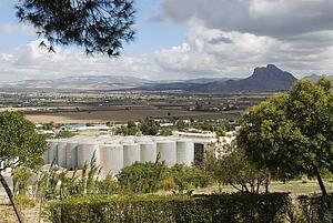 Industrial silos in Antequera, Spain