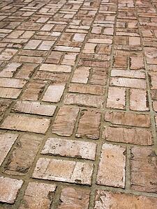 Brick sidewalk
