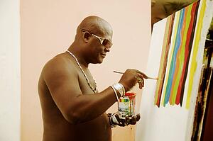 Man painting