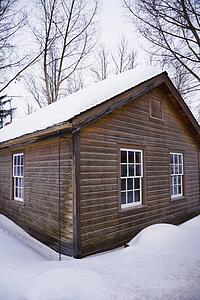 House in the snow