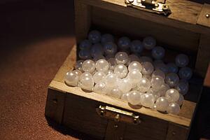 Pearls in a box