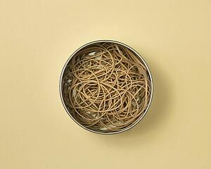 Bowl of rubber bands
