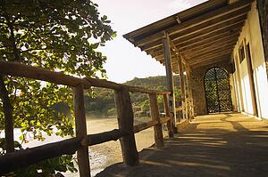Porch facing water