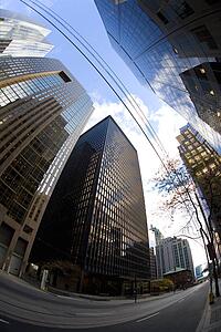 Downtown high rises