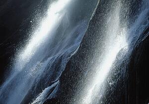 Powerscourt Waterfall in County Wicklow, Ireland