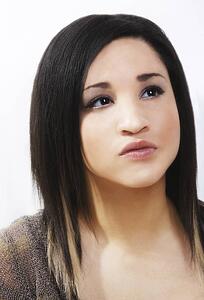 Young woman looking worried