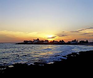 Sunrise on the coast