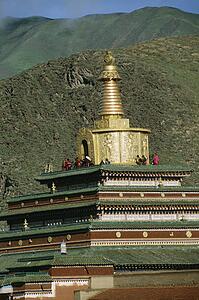 Labrang Monastery in Xiahe, China