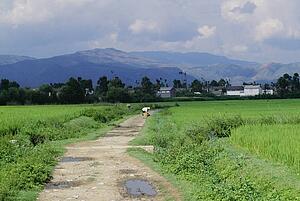 Small village near Lijiang in the Yunnan province of China