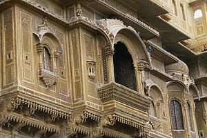 Patwon ki Haveli in Jaisalmer, India