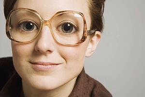 Woman smiling