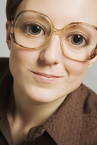 Woman smiling