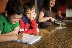 Children drawing