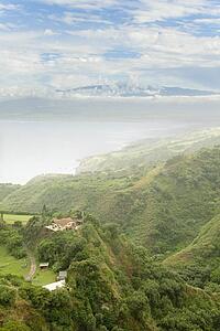 Maui's lush vegetation in the Northern coast of Hawaii, USA 