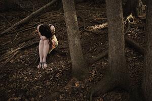 Young woman in trouble