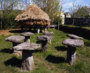 Traditional Farming, Haystacks, Bunratty Co Limerick, Ireland