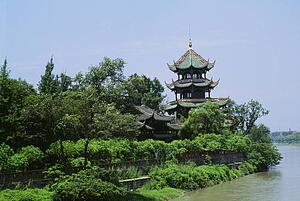 Pagoda at the Summer Palace in Beijing, China