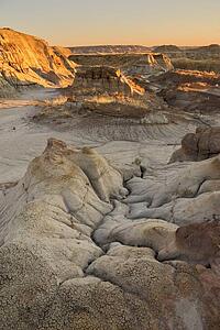 Sunrise in the badlands, Alberta, Canada 