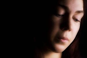 Face of young woman