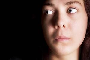 Portrait of a sad woman