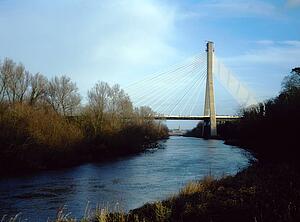 Motorway Bridge over River Boyne, Near Drogheda, Co Meath, Ireland