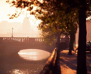 Dublin City, O'Connell Street Bridge and Quays, Ireland