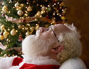 Santa taking a nap