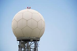 Doppler weather radar station
